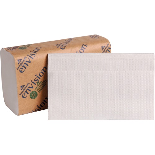 PACIFIC BLUE BASIC S-FOLD PAPER TOWELS, 10 1/4X9 1/4, WHITE, 250/PACK, 16 PK/CT