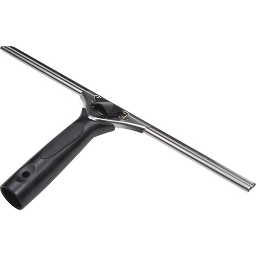 Ettore Products  Squeegee, Pro Plus, 16"W, Black/Silver