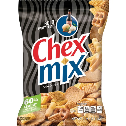 General Mills  Snack Mix, Traditional, 3.75 oz, 8/CT, Multi