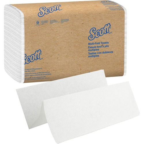 ESSENTIAL MULTI-FOLD TOWELS, ABSORBENCY POCKETS, 9 1/5 X 9 2/5, 250/PK, 16 PK/CT