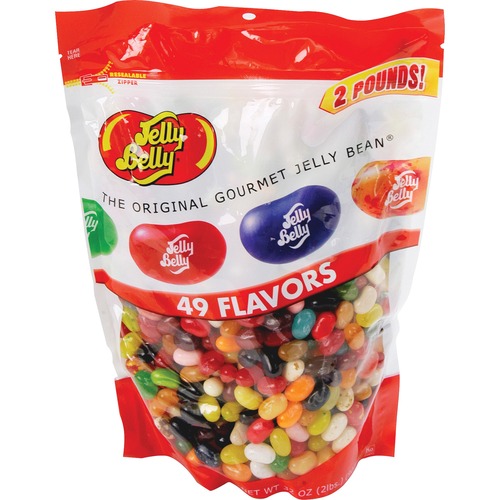 Jelly Belly  Original Jelly Beans, 49 Gourmet Flavors, 2 lb Bag