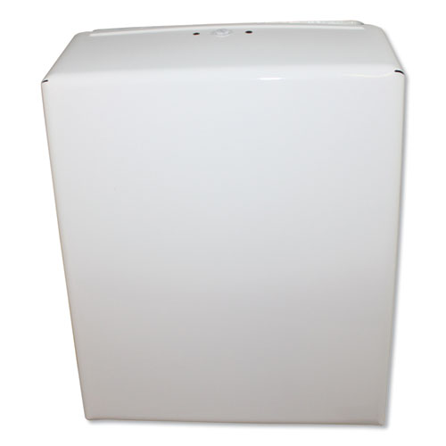 METAL COMBO TOWEL DISPENSER, 11 X 4.5 X 15.75, OFF WHITE