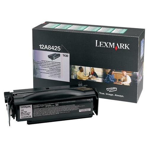 Lexmark 12A8425 Black OEM Toner Cartridge