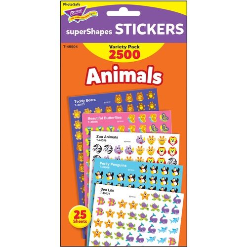 STICKERS,SHAPES,ANIMALS