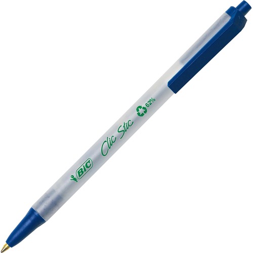 PEN,CLICSTIC,RECYCLD,MED,BE