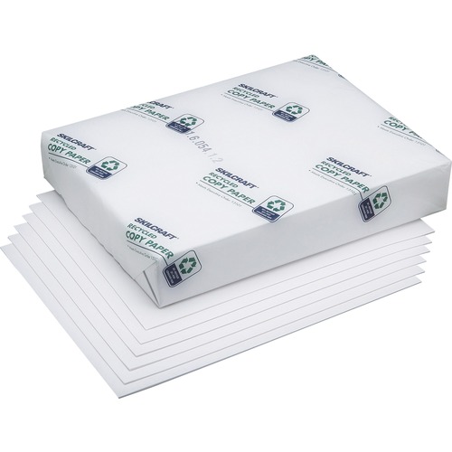 7530002900618 SKILCRAFT BOND PAPER, 92 BRIGHT, 20LB, 8.5 X 14, WHITE, 500 SHEETS/REAM, 10 REAMS/CARTON