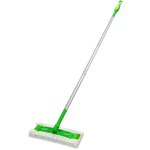 Procter & Gamble Commercial  Swiffer Sweeper, For Wet/Dry Cloths, 10"L, GN