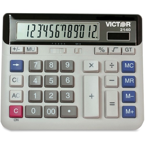2140 Desktop Business Calculator, 12-Digit Lcd