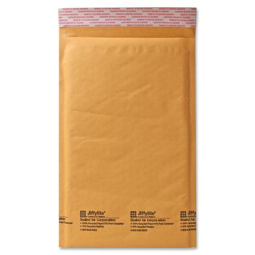 JIFFYLITE SELF-SEAL BUBBLE MAILER, #3, BARRIER BUBBLE LINING, SELF-ADHESIVE CLOSURE, 8.5 X 14.5, GOLDEN KRAFT, 100/CARTON