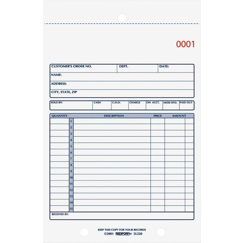 FORM,SALES ORDER,2PT,CRBNLS