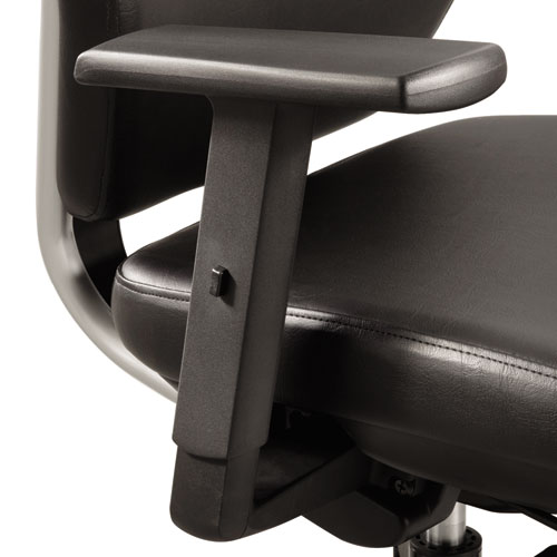 HEIGHT-ADJUSTABLE T-PAD ARMS FOR SOL TASK CHAIR, NYLON, 3.25W X 9D X 10.5 TO 14.5H, BLACK, PAIR
