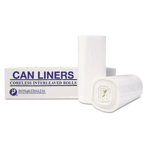 HIGH-DENSITY COMMERCIAL CAN LINERS VALUE PACK, 55 GAL, 13 MICRONS, 36" X 58", CLEAR, 200/CARTON