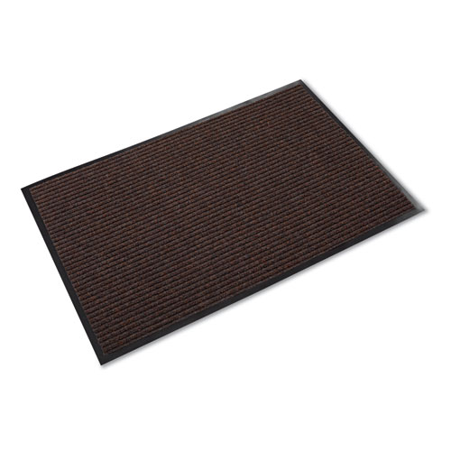 NEEDLE RIB WIPE AND SCRAPE MAT, POLYPROPYLENE, 36 X 120, BROWN