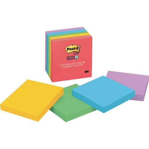 NOTES,SPRSTCKY,3X3,5PK,AST