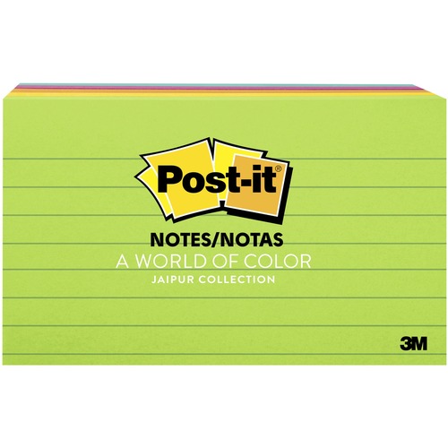 NOTES,POST-IT,3X5,5PK,LINED