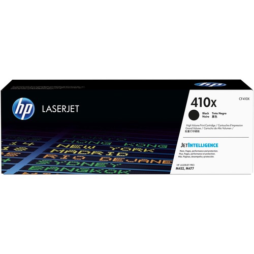 Hewlett-Packard  Toner Cartridge, HP 410X, 6500 Page Yield, Black