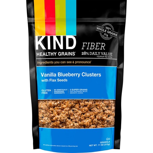 Kind LLC dba Kind Snacks  Vanilla Blueberry Clusters w/Flax, 11oz., Multi