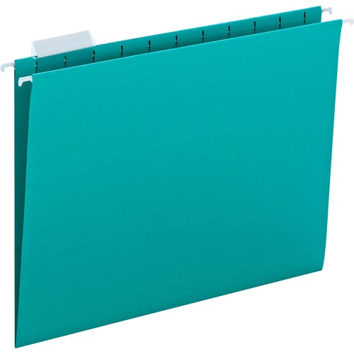 FOLDER,HANGING,LTR,1/5,TEAL