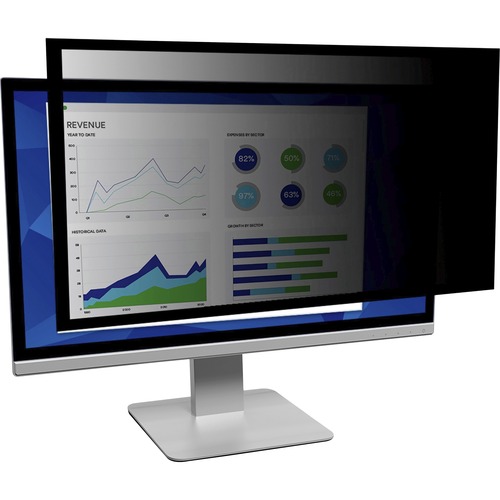Framed Desktop Monitor Privacy Filter For 27" Widescreen Lcd, 16:9 Aspect Ratio