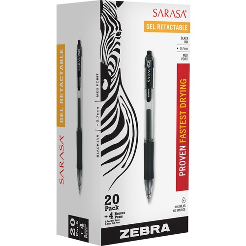 PEN,GEL,SARASA,RT,0.7,24PK