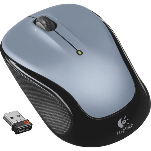 M325 WIRELESS MOUSE, 2.4 GHZ FREQUENCY/30 FT WIRELESS RANGE, LEFT/RIGHT HAND USE, SILVER