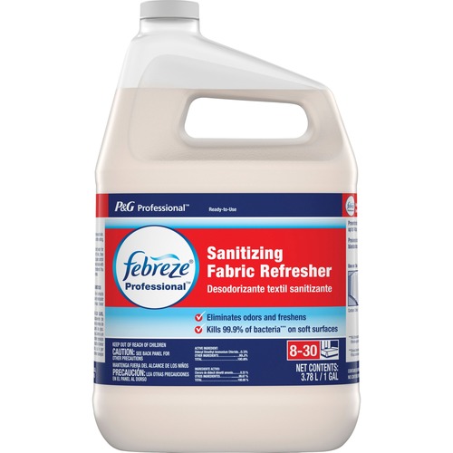 PROFESSIONAL SANITIZING FABRIC REFRESHER, LIGHT SCENT, 1 GAL, READY TO USE, 3/CARTON