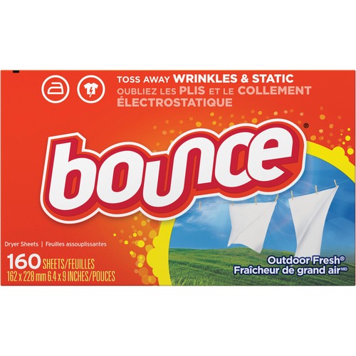 Procter & Gamble Commercial  Bounce Dryer Sheets, 160/BX, Outdoor Fresh