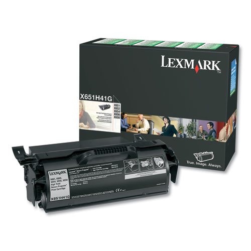 Lexmark X651H41G Black OEM Toner Cartridge