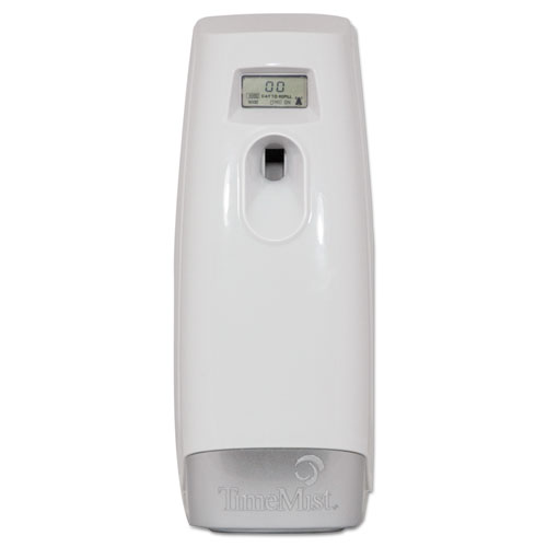 PLUS METERED AEROSOL FRAGRANCE DISPENSER, 3.4" X 3.4" X 8.25", WHITE