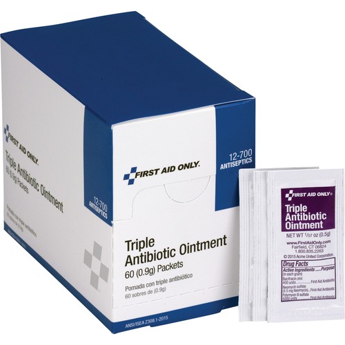 Triple Antibiotic Ointment, 0.5 G Packet, 60/box