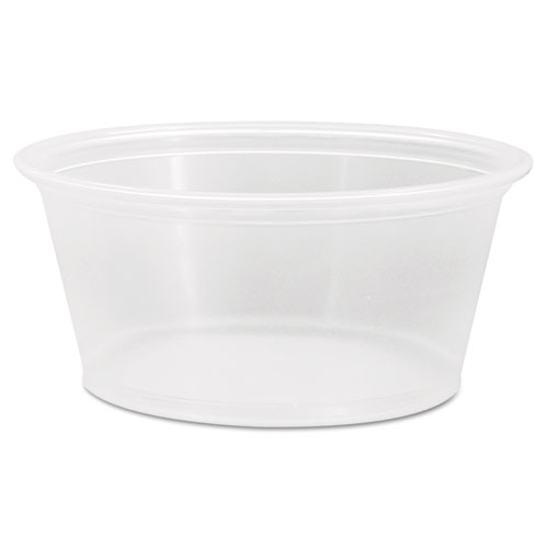 CONEX COMPLEMENTS POLYPROPYLENE PORTION/MEDICINE CUPS, 3.25 OZ, CLEAR, 125/BAG, 20 BAGS/CARTON