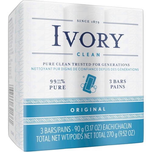 SOAP,IVORY BAR,3.1OZ,3PK