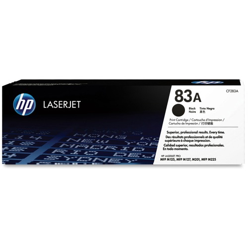 Hewlett-Packard  Toner Cartridge, HP 83A, 1500 Page Yield, Black