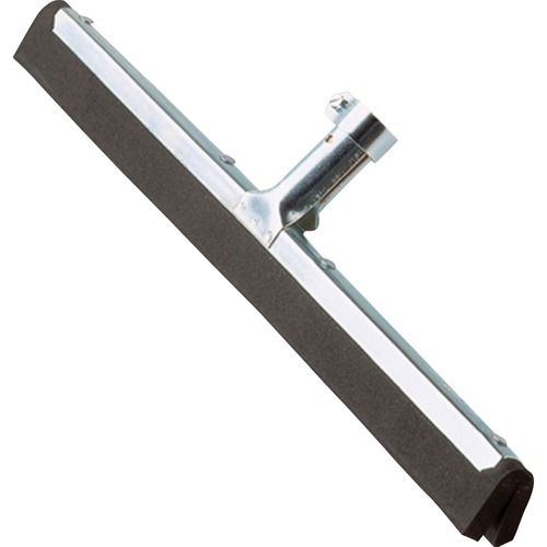 Ettore Products  Floor Squeegee, Steel Frame, 22"W, 10/CT, Steel Gray