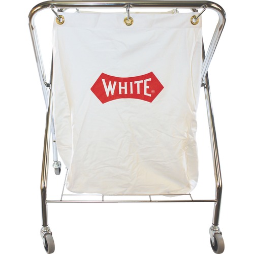 Impact Products  Collector Cart w/ 6-Bushel Bag, 26"Wx14"Lx36"H, White
