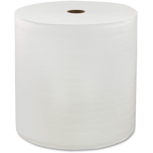 Solaris Paper, Inc.  Roll Towel, Hardwound, 1-Ply, 7"Wx850'L, 6/CT, White