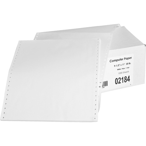 Sparco  Feed Paper,Continuous,Plain,1-Part,9-1/2"x11",1000/CT,WE