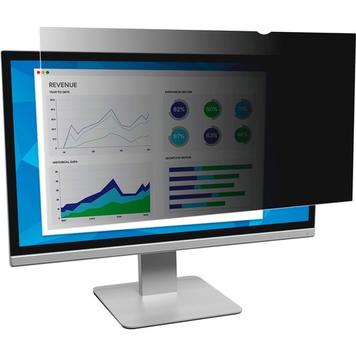 FRAMELESS BLACKOUT PRIVACY FILTER FOR 19" WIDESCREEN MONITOR, 16:10 ASPECT RATIO