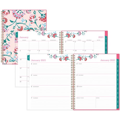 BREAST CANCER AWARENESS WEEKLY/MONTHLY PLANNER, 11 X 8.5, 2021