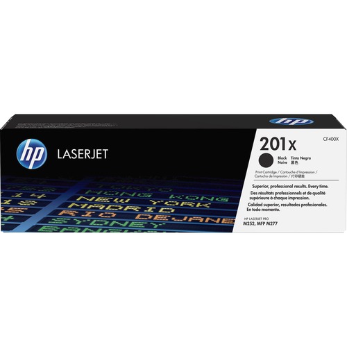 Hewlett-Packard  Toner Cartridge, HP 201X, 2800 Page Yield, Black