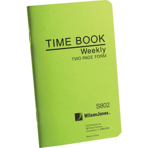 Foreman's Time Book, Week Ending, 4-1/8 X 6-3/4, 36-Page Book