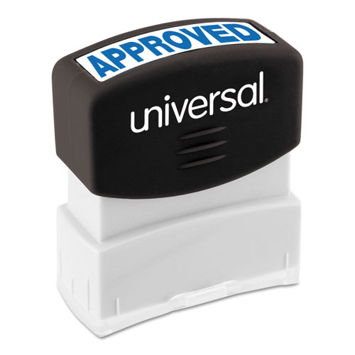 Message Stamp, Approved, Pre-Inked One-Color, Blue