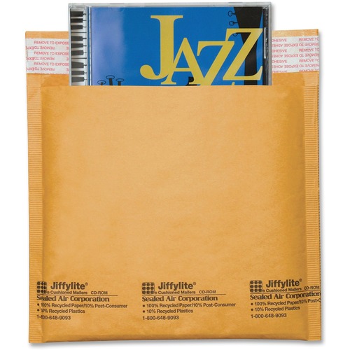 MAILER,JIFFYLITE,CD/DVD,25