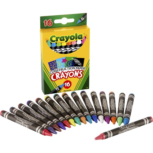 CRAYON,CONSTRCTN PAPER,16CT