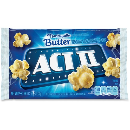 ConAgra Foods  Microwave Popcorn, Act II, 2.75 oz. Pack, 36/CT, Butter