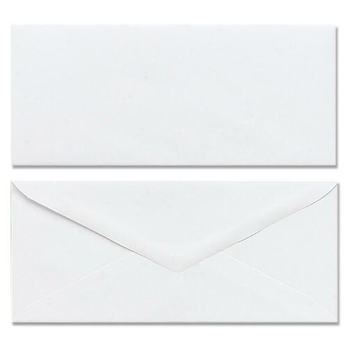 Mead  Plain Envelopes, Gummed, No 6-3/4, 100/BX, White