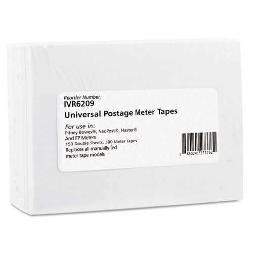 POSTAGE LABELS, 3.5 X 5.25, WHITE, 2/SHEET, 150 SHEETS/BOX