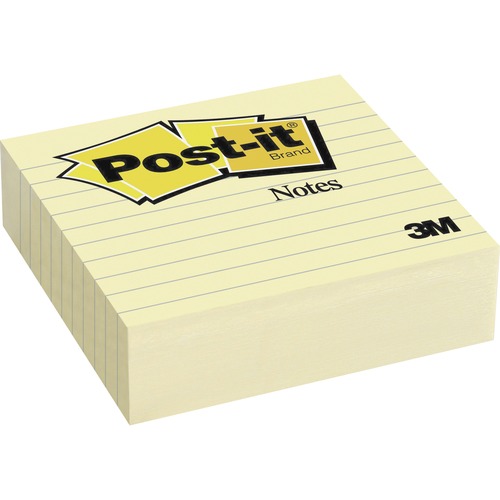 NOTE,POST-IT,4X4,1PK,LINED