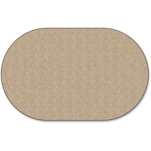 RUG,SOLID,OVAL,7'6"X12'ALMN