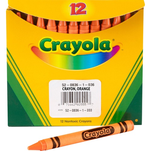 Crayola  Bulk Crayons, 12/PK, Orange